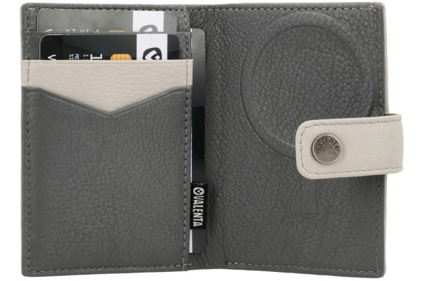 VALENTA Card Wallet Leather 588409 Luxe Off White