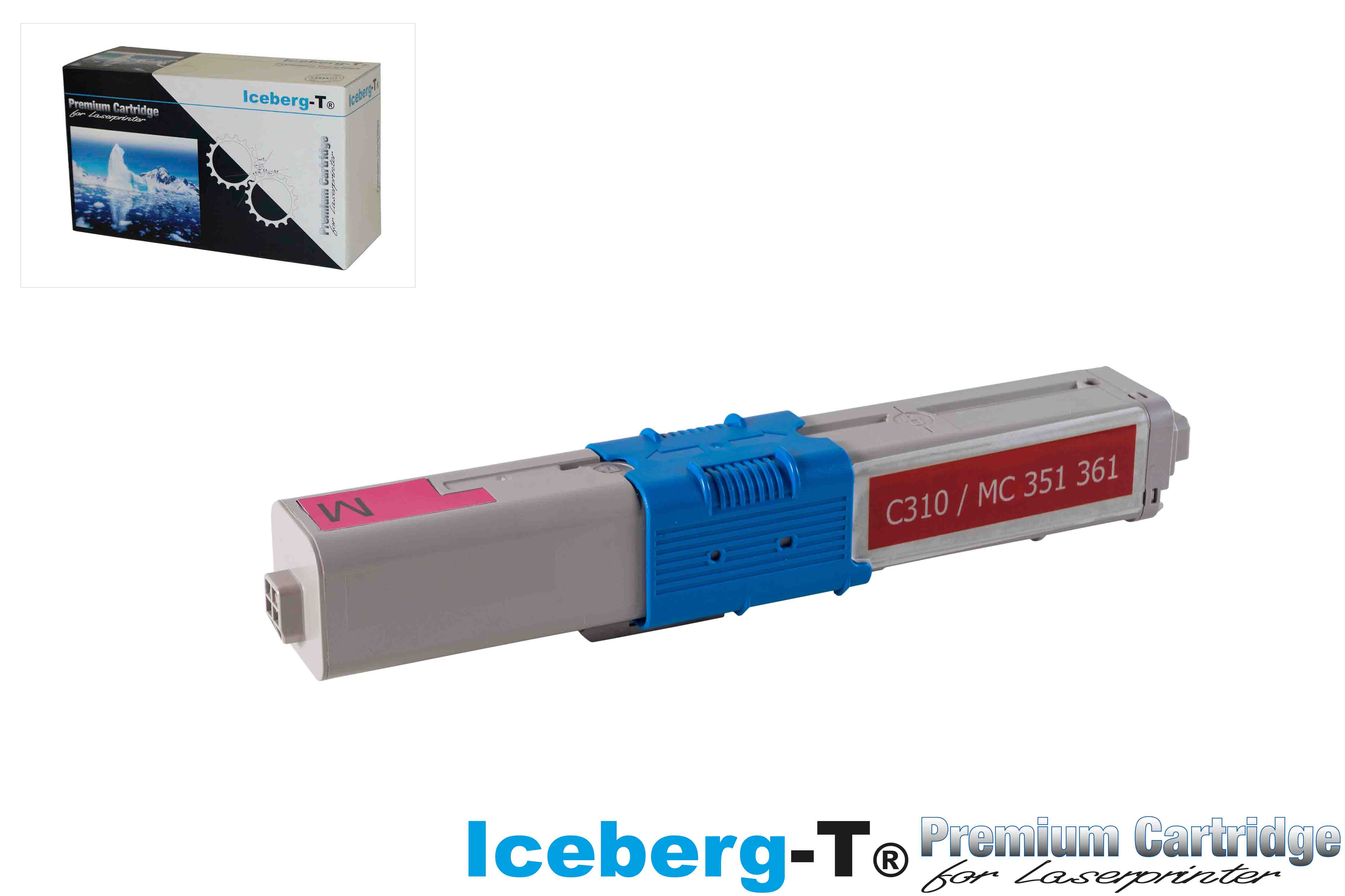 Iceberg-T Toner OKI C330 3'000 Seiten, magenta