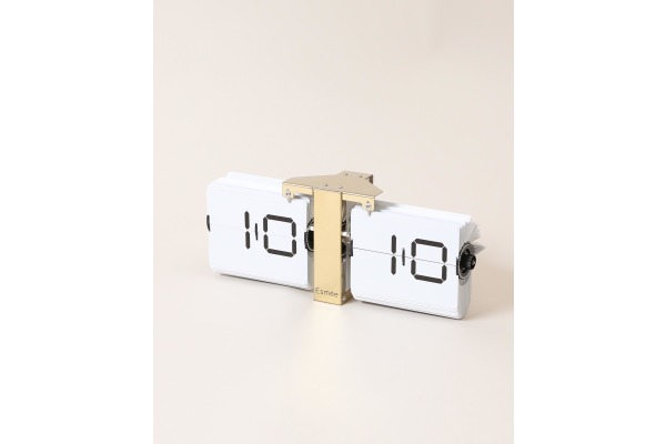 ESMEE Wanduhr Flip Clock 240.006.0 gold