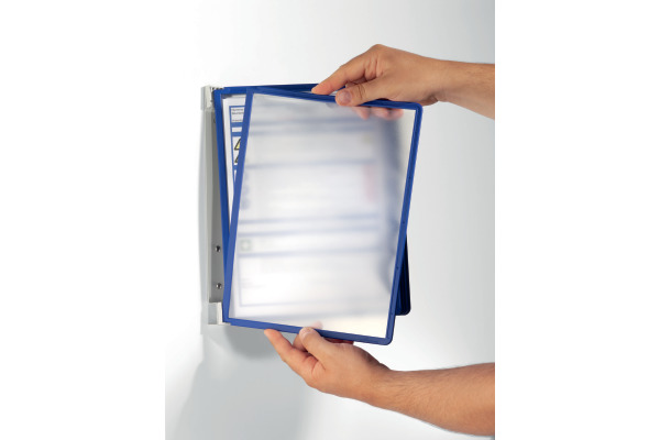DURABLE Sichttafelsystem VARIO Wall5 555107 dunkelblau mit 5 Sichttafeln