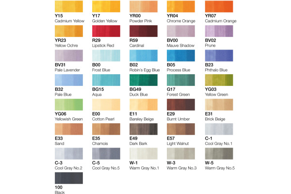 COPIC Marker Ciao 22075715 36er Set Manga