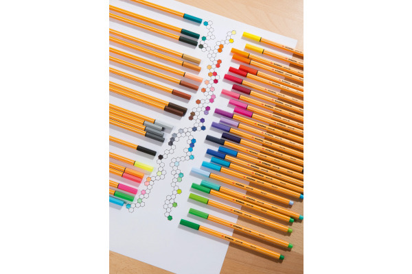 STABILO Fineliner Point 88 0.4mm 88/6 6 Farben ass.