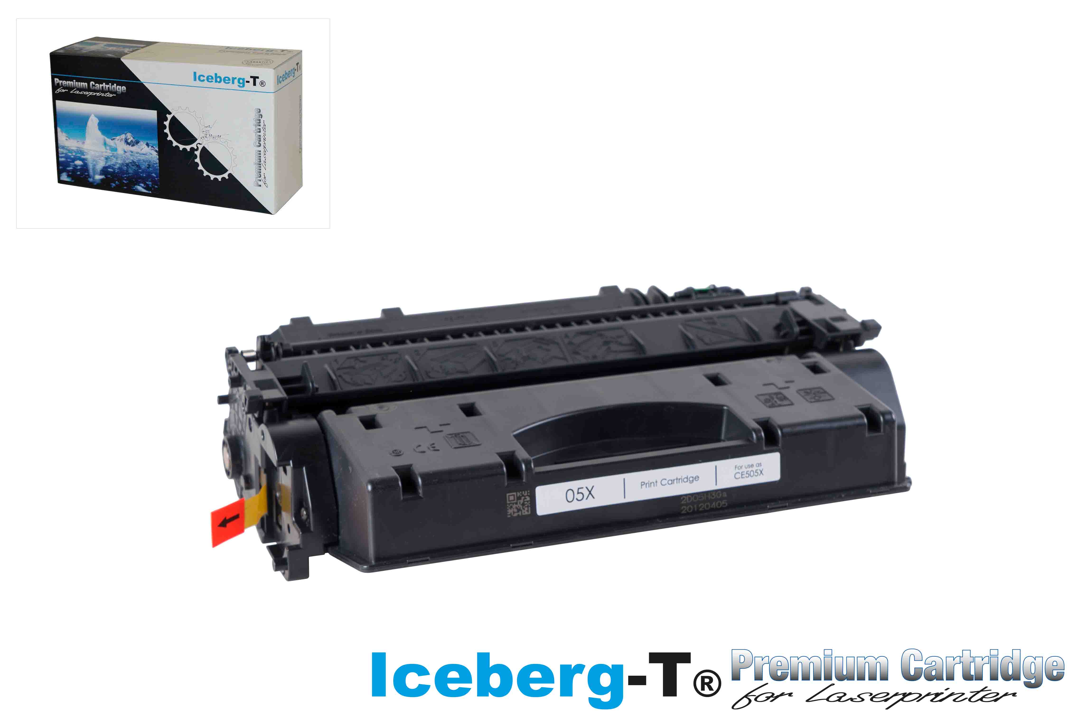 Iceberg-T Toner CE505X 6'500 Seiten, schwarz