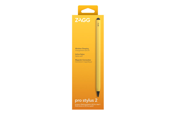 ZAGG Pro Stylus 2 for iPad Yellow 109912137 Wireless Charging