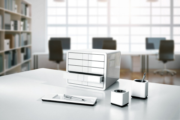HAN Schubladenbox i-Box A4/C4 1551-12 weiss 5 Fächer