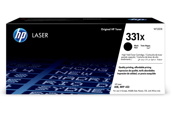 HP Toner-Modul 331X schwarz W1331X Laser 408dn/432fdn 15'000 S.