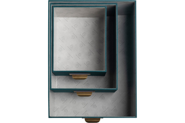EXACOMPTA Ablagebox OfficeByMe 79603E blaugrün 3er-Set