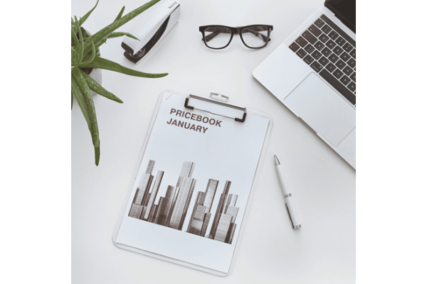 LEITZ Klemmbrett WOW PS A4 39710001 weiss