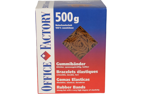 SMART OF. Gummibänder 30x1.3mm 605510 braun, ø20mm 500g
