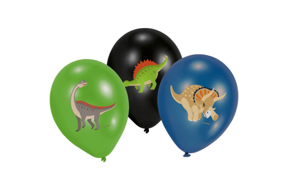 NEUTRAL Ballon Dinosaurier 27.5cm 9903988 6 Stück