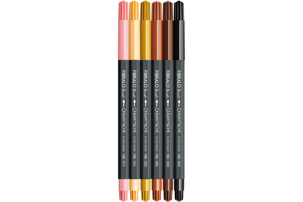 CARAN D'A Classic Fibralo Brush 0.5-5mm 186.803 Portrait 6 Stück