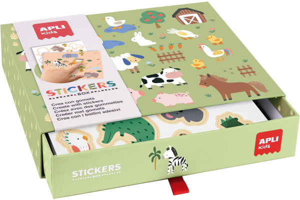 APLI KIDS Stickerspiel 19431 Tiere in der Natur