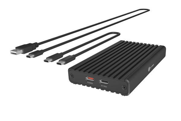ICY BOX 2 bay case for M.2 NVMe IB-2817MC USB-C 3.2 G2x2, 20Gbit/s, LED