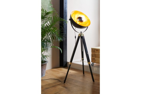 EGLO Stehleuchte COVALEDA 49618 schwarz