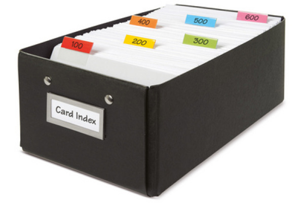 3L Kartenreiter 10x150mm 10502 5-farbig, selbstkleb. 5 Stück