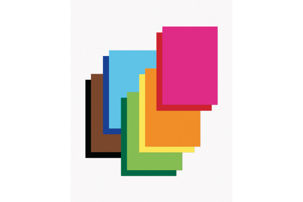 FOLIA Tonpapierblock 130g 600 A4
