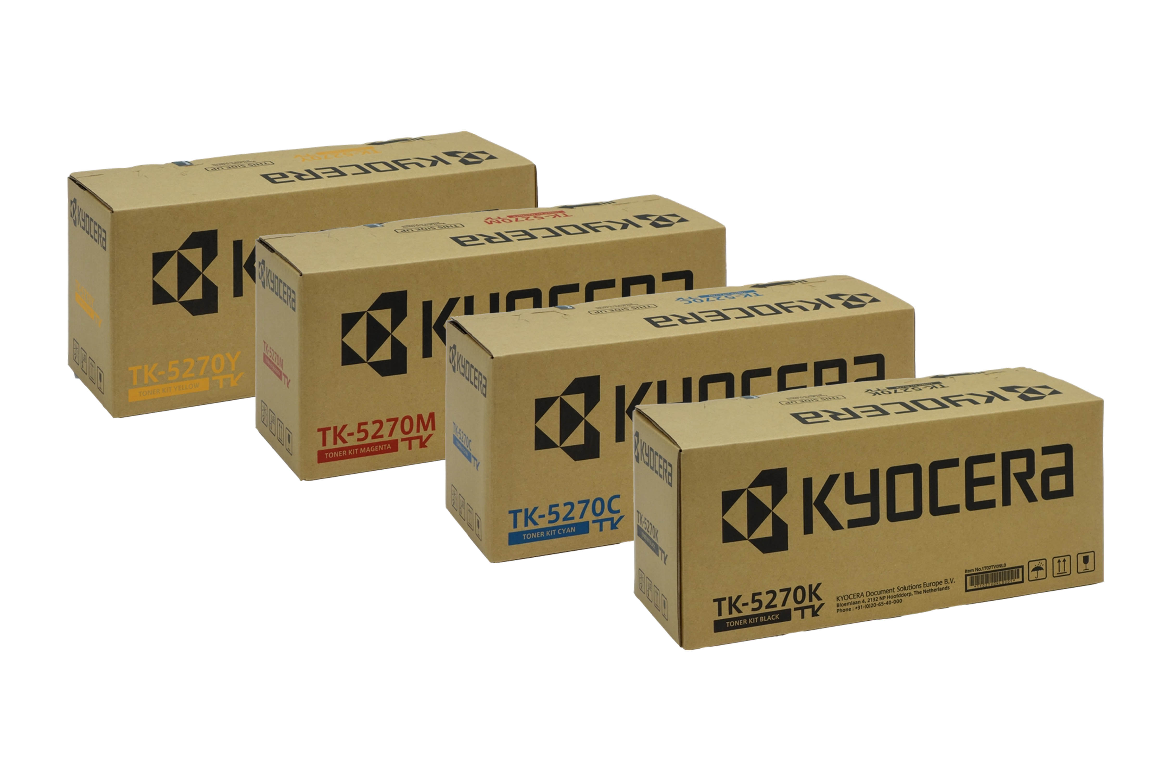 Original KYOCERA TK-5270 SET Multipack / Set mit allen vier Farben