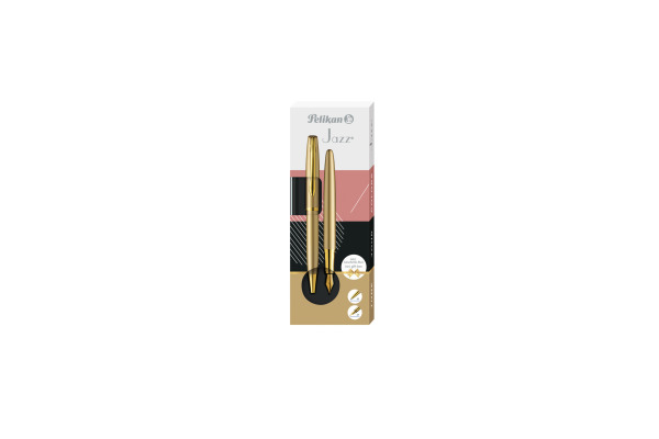 PELIKAN Füllhalter&Kugelschreiber 821889 Jazz Noble Elegance Gold