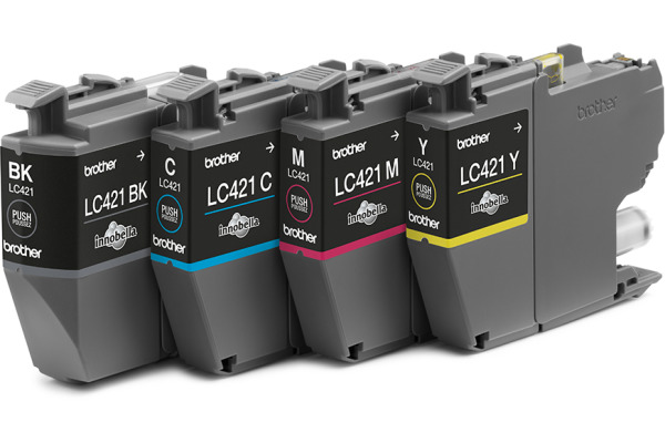 BROTHER Valuepack Tinte CMYBK LC-421VAL DCP-J1050 200 Seiten