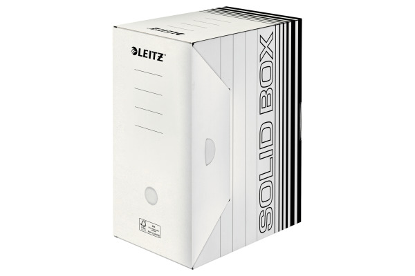 LEITZ Archiv-Box Solid A4 61290001 weiss