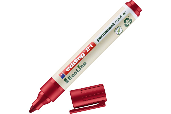 EDDING Permanent Marker 21 1.5-3mm 21-2 rot