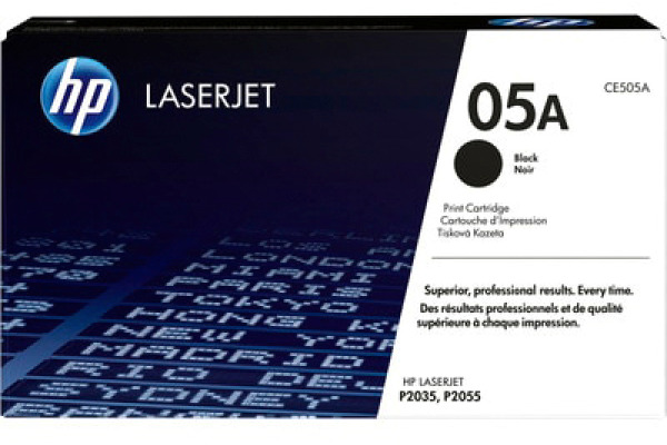 HP Toner-Modul 05A schwarz CE505A LaserJet P2035/55 2300 Seiten