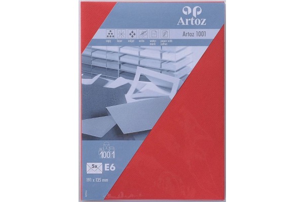 ARTOZ Couverts 1001 E6 107374185 100g, rot 5 Stück
