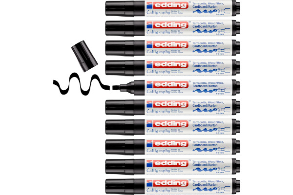 EDDING Permanent Marker 1455 1-5mm 1455-1 schwarz