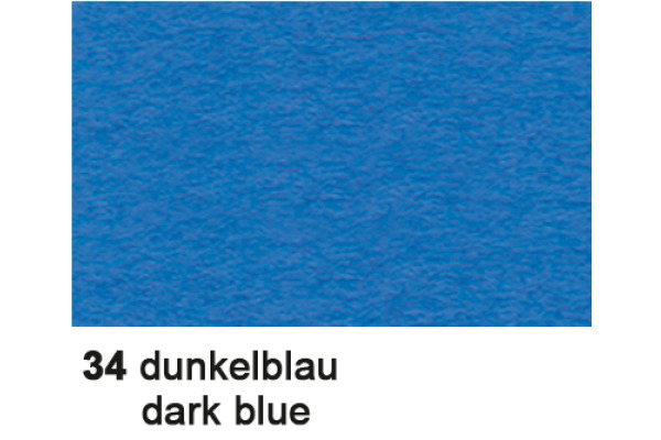URSUS Tonzeichenpapier 50x70cm 2232234 130g, dunkelblau