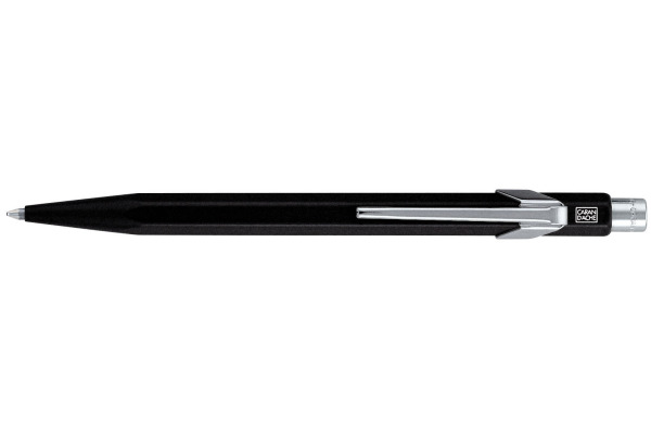 CARAN d'A Kugelschreiber 849 Metall 849.009 schwarz, refill, Schrift blau