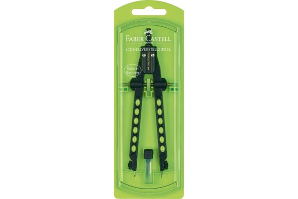 FABER-CA. Schnellverstellzirkel Factory 174335 Neonfarben im 3D Design