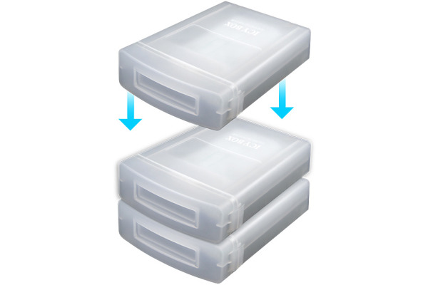 ICY BOX Protection box for 3.5inch HDD IBAC602A transparent