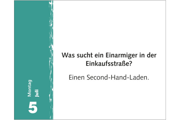 HARENBERG Abreisskalender 2027 331001227 Witzirin DE 14x11cm
