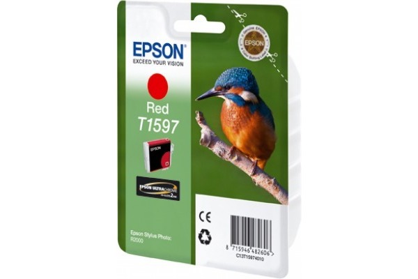 EPSON Tintenpatrone red T159740 Stylus Photo R2000 17ml
