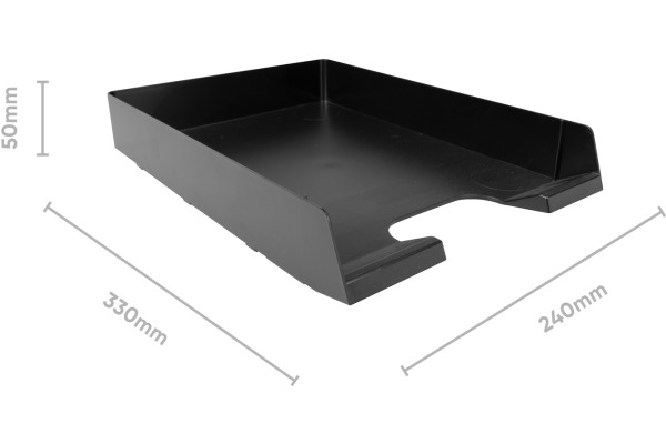 BIELLA Briefablage Parat-Plast A4/C4 30540002U schwarz