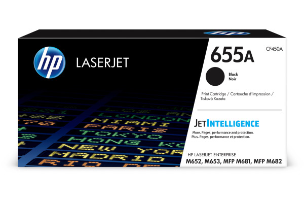 HP Toner-Modul 655A schwarz CF450A CLJ Enterprise M652 12'500 S.