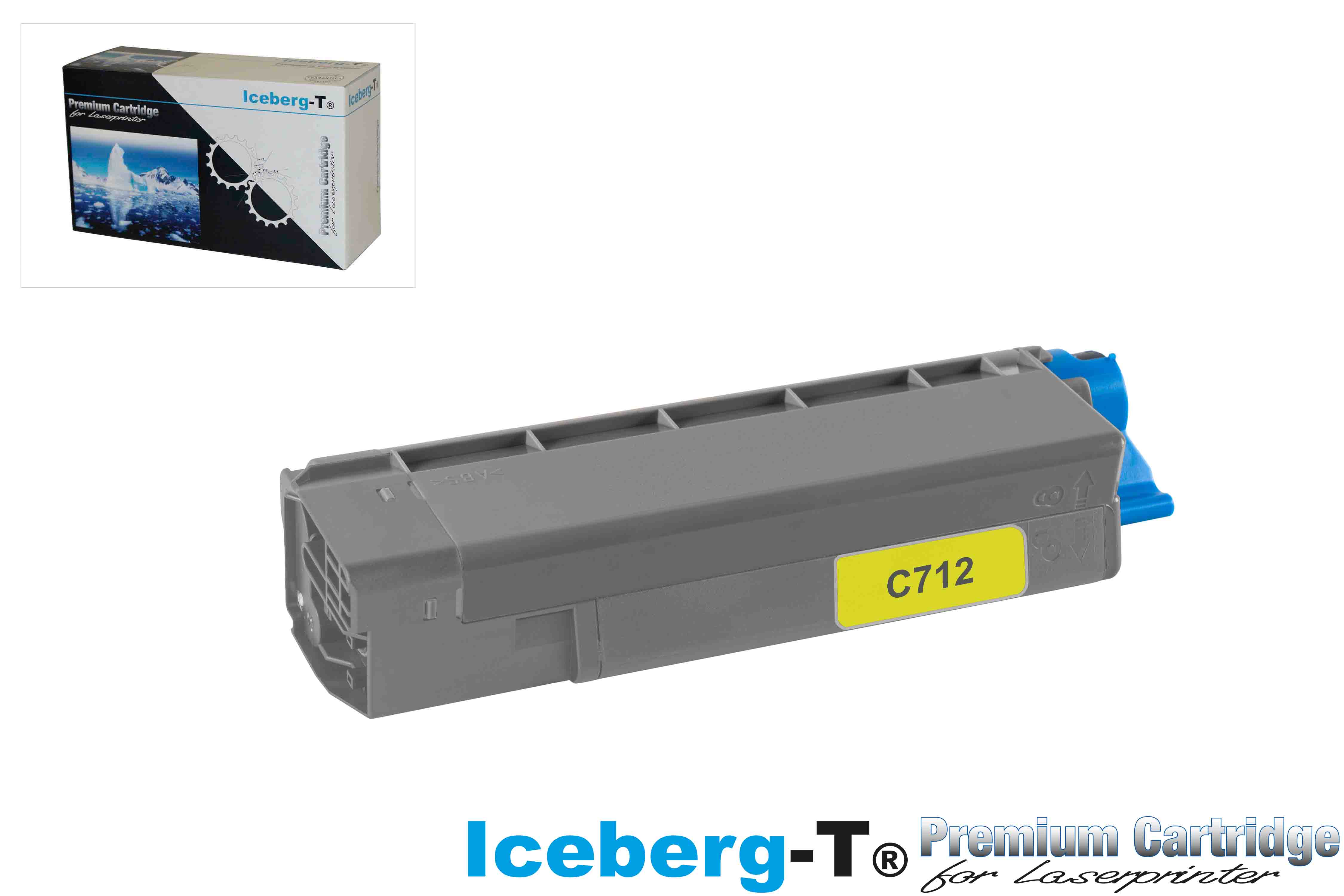Iceberg-T Toner OKI C712 11'500 Seiten, yellow