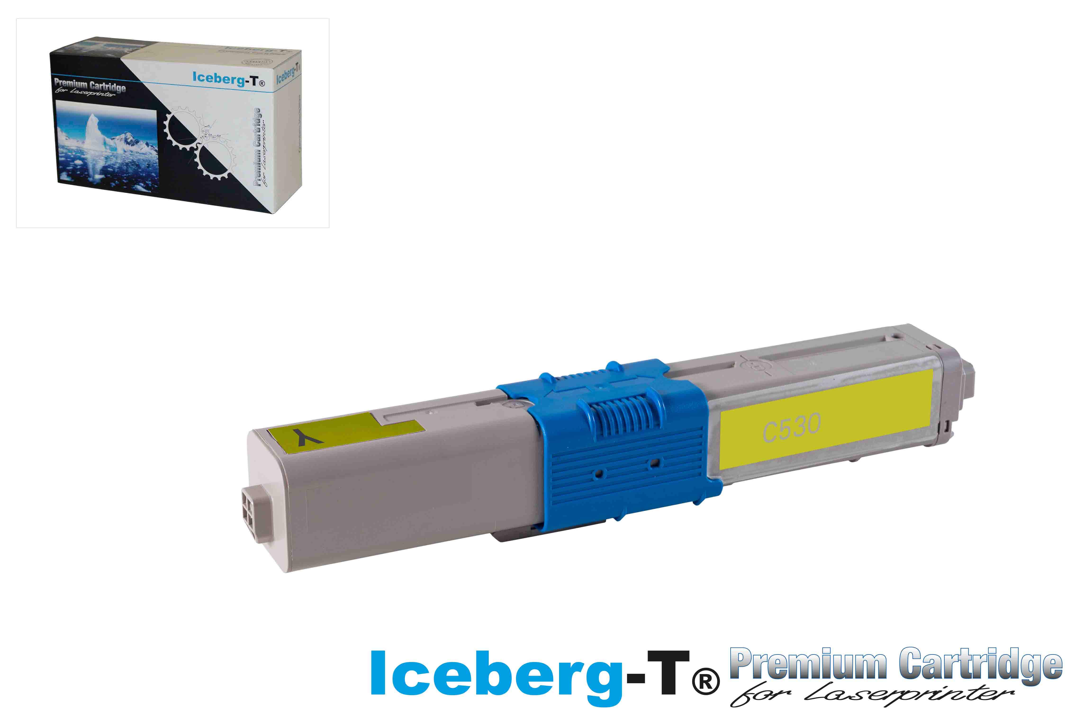 Iceberg-T Toner OKI C530 5'000 Seiten, yellow