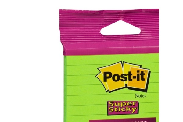 POST-IT Block Super Sticky 100x100mm XL-LL grün, 70 Bl., liniert, hängbar