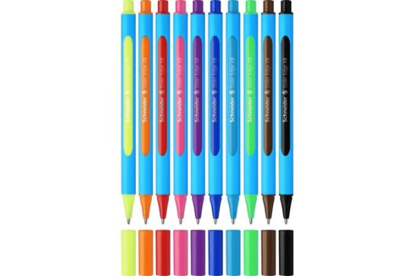 SCHNEIDER Kugelschr. Slider Edge XB 152290 assortiert 10 Stück, Etui
