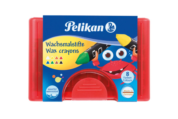 PELIKAN Wachsmaler Griffix 722942 8 Farben ass. Etui