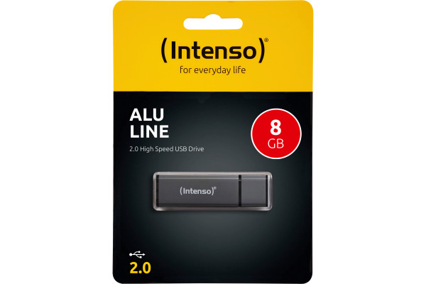 INTENSO USB-Stick Alu Line 8GB 3521461 USB 2.0 antracite