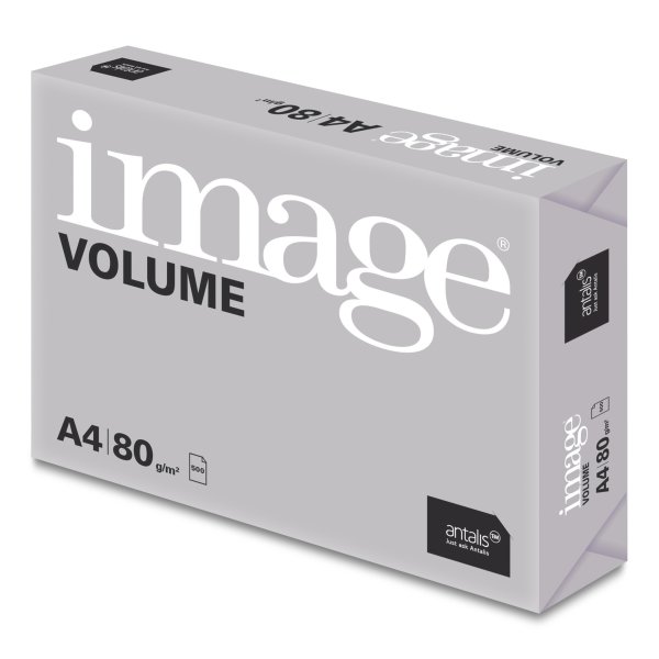 ANTALIS Kopierpapier Image Volume A4 80g, hochweiss 1/2 Palette 50'000 Blatt Box 5x500 Bl./Bg.
