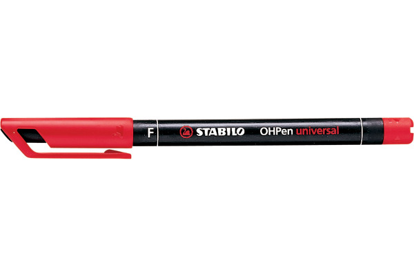 STABILO OHP Pen permanent F 842/40 rot
