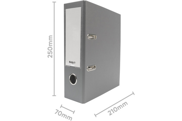 BIELLA Bundesordner 7cm 10050700U grau A5