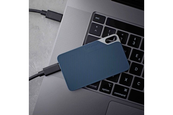 INTENSO External SSD TX100 2TB 3826470 USB 3.2, grey-blue