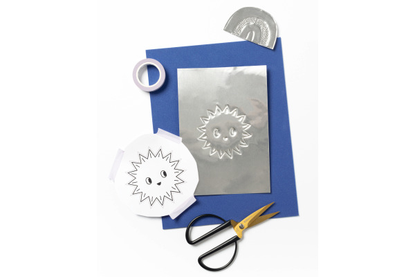 FOLIA DIY Alu Prägefolie 18x29.7cm 522 silber, extra strong 3 Blatt