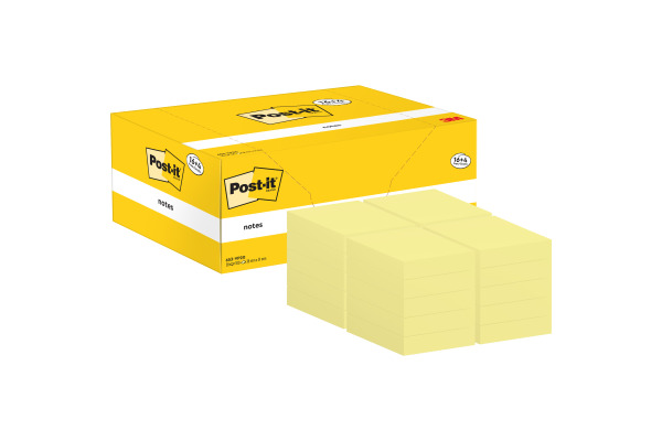 POST-IT Block Sparbox 38x51mm 653-VP20 gelb/100 Blatt 20 Stück