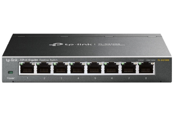 TP-LINK 8-Port Gigabit Desktop Switch TLSG108S Desktop Steel Case