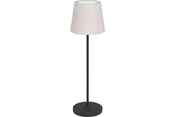 EGLO Tischleuchte Leonero 75937 schwarz, Akku